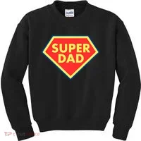 Super Dad Hero Gift Kids Sweatshirt thumb 0