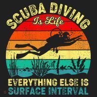 Scuba Diving Is Life Everything Else Surface Interval Diving Beanie thumb 2