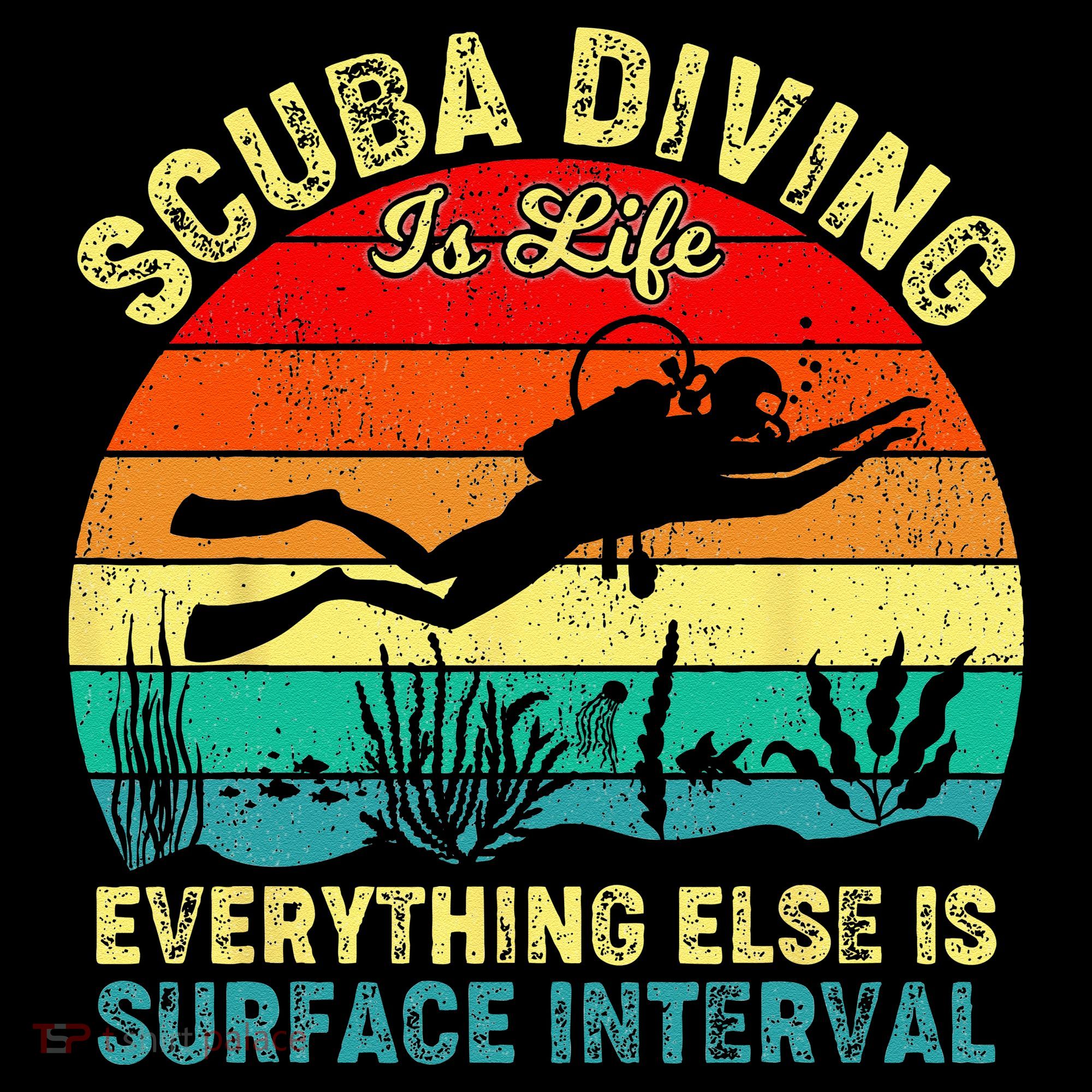 Scuba Diving Is Life Everything Else Surface Interval Diving Baby Bodysuit