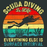 Scuba Diving Is Life Everything Else Surface Interval Diving Infant Baby Jersey Bodysuit thumb 2