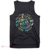 Some Days I Rock It Somedays It Rocks Me Special Sped Squad Tank Top thumb 0