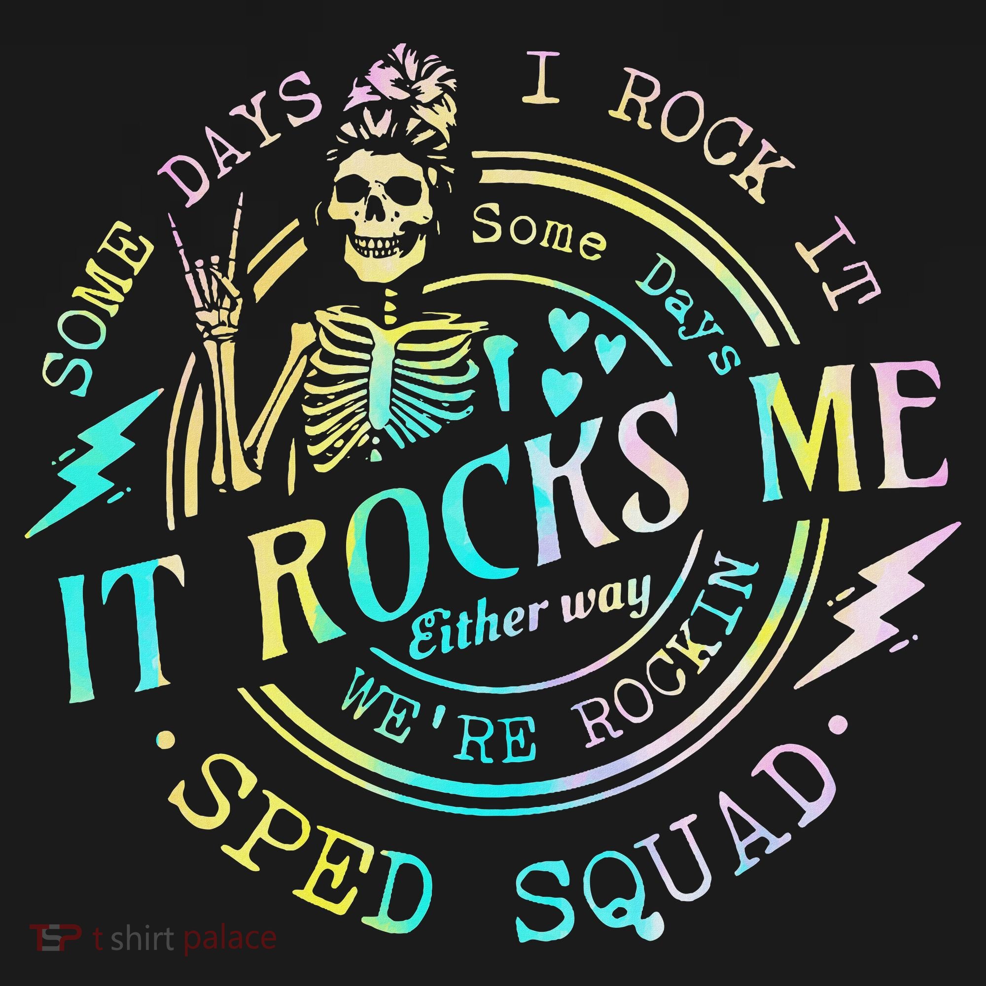 Some Days I Rock It Somedays It Rocks Me Special Sped Squad Tote Bag