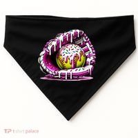 Softball Drip Ice Cream Sprinkles Softball Glove  USA-Made Doggie Bandana thumb 0