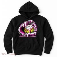 Softball Drip Ice Cream Sprinkles Softball Glove  Hoodie thumb 0