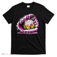 Softball Drip Ice Cream Sprinkles Softball Glove  T-Shirt thumb 0