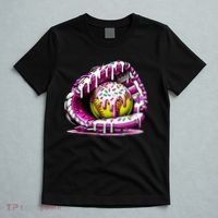 Softball Drip Ice Cream Sprinkles Softball Glove  T-Shirt thumb 5