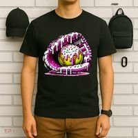 Softball Drip Ice Cream Sprinkles Softball Glove  T-Shirt thumb 6