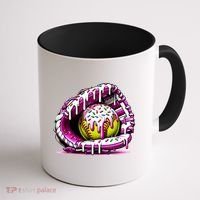 Softball Drip Ice Cream Sprinkles Softball Glove  Coffee Mug thumb 1