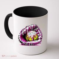 Softball Drip Ice Cream Sprinkles Softball Glove  Coffee Mug thumb 0