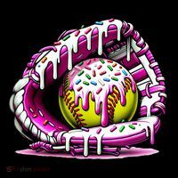 Softball Drip Ice Cream Sprinkles Softball Glove  Coffee Mug thumb 5