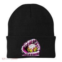Softball Drip Ice Cream Sprinkles Softball Glove  Beanie thumb 0