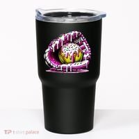 Softball Drip Ice Cream Sprinkles Softball Glove  Tumbler thumb 0