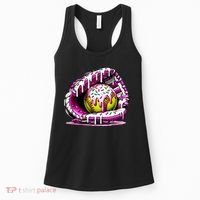 Softball Drip Ice Cream Sprinkles Softball Glove  Women's Tank Top thumb 0