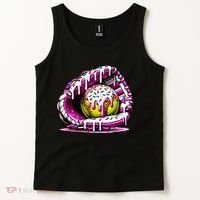 Softball Drip Ice Cream Sprinkles Softball Glove  Tank Top thumb 2