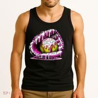 Softball Drip Ice Cream Sprinkles Softball Glove  Tank Top thumb 3