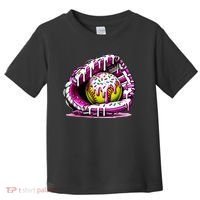 Softball Drip Ice Cream Sprinkles Softball Glove  Toddler T-Shirt thumb 0