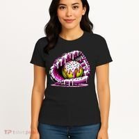 Softball Drip Ice Cream Sprinkles Softball Glove  Women's T-Shirt thumb 4