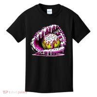 Softball Drip Ice Cream Sprinkles Softball Glove  Kids T-Shirt thumb 0