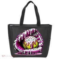 Softball Drip Ice Cream Sprinkles Softball Glove  Tote Bag thumb 0