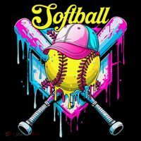 Softball Drip Ice Cream Coquette Bow Softball For Coffee Mug thumb 5