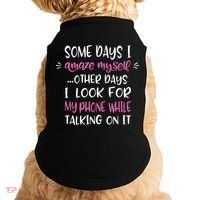Some Days I Amaze Myself Humor Meme Funny Quote Meme Doggie Tank thumb 0