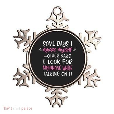 Some Days I Amaze Myself Humor Meme Funny Quote Meme Ornament