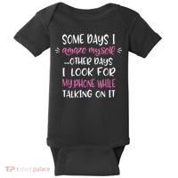 Some Days I Amaze Myself Humor Meme Funny Quote Meme Baby Bodysuit thumb 0