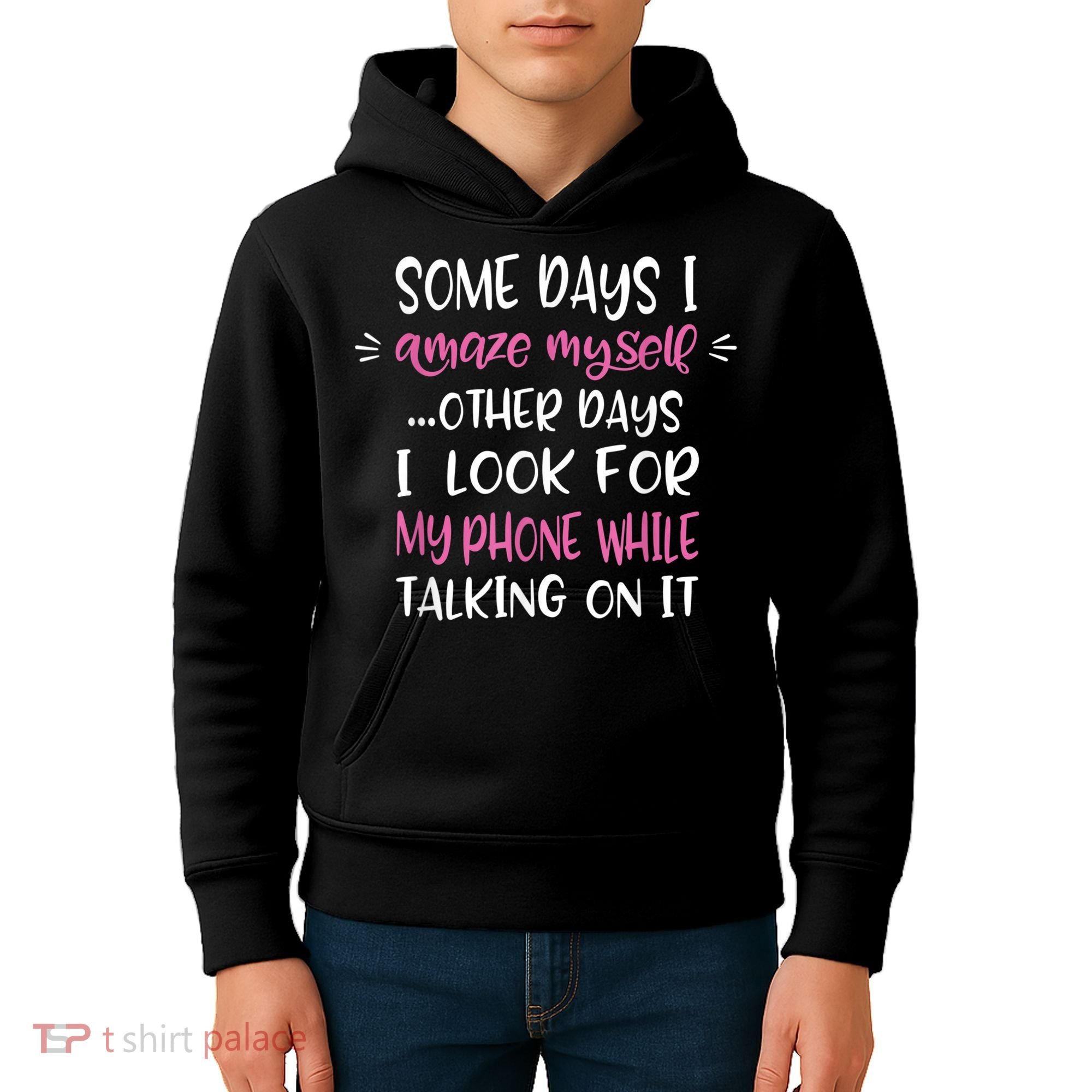 Some Days I Amaze Myself Humor Meme Funny Quote Meme Kids Hoodie
