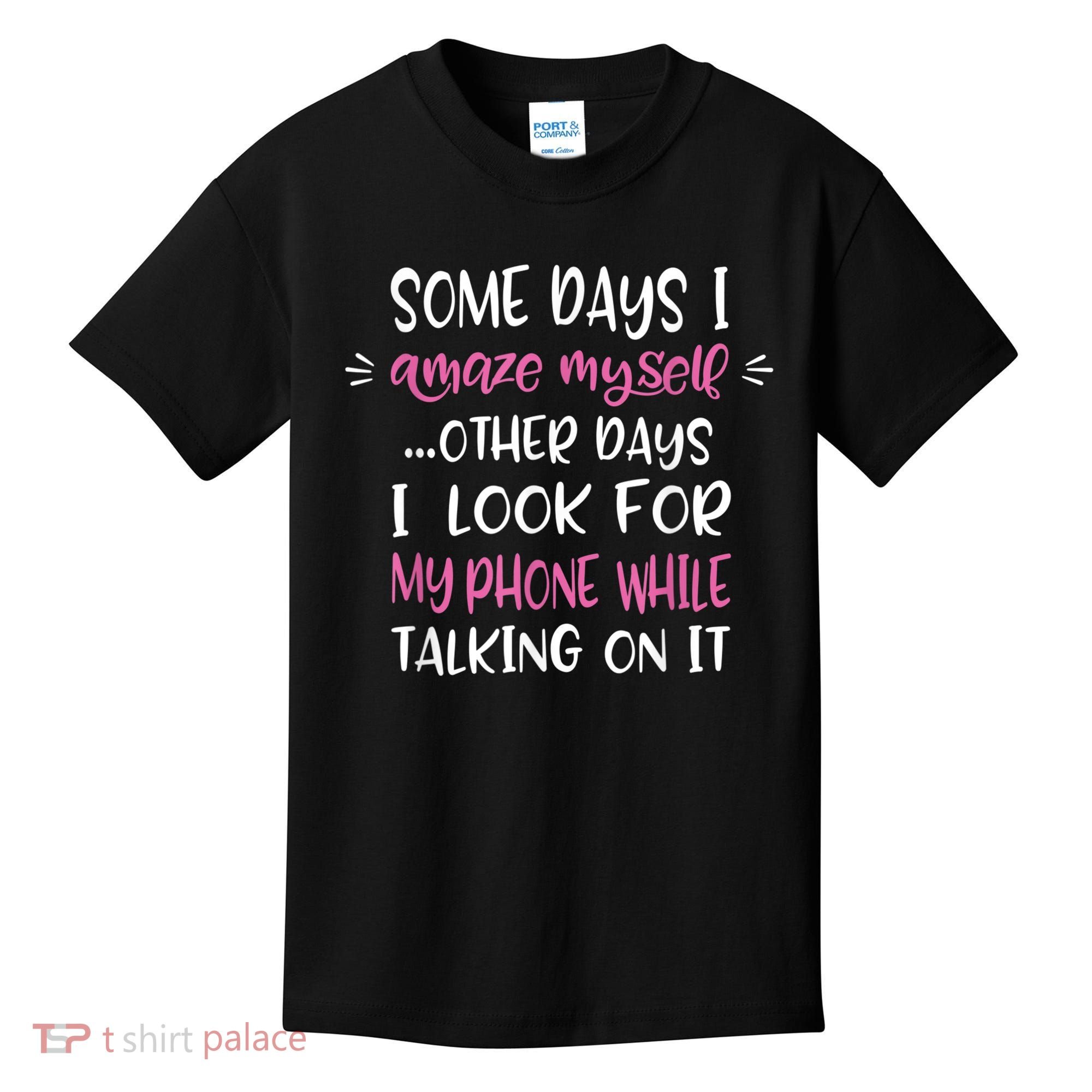 Some Days I Amaze Myself Humor Meme Funny Quote Meme Kids T-Shirt