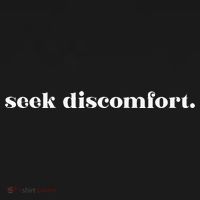 Seek Discomfort Inspirational Change Apron thumb 3