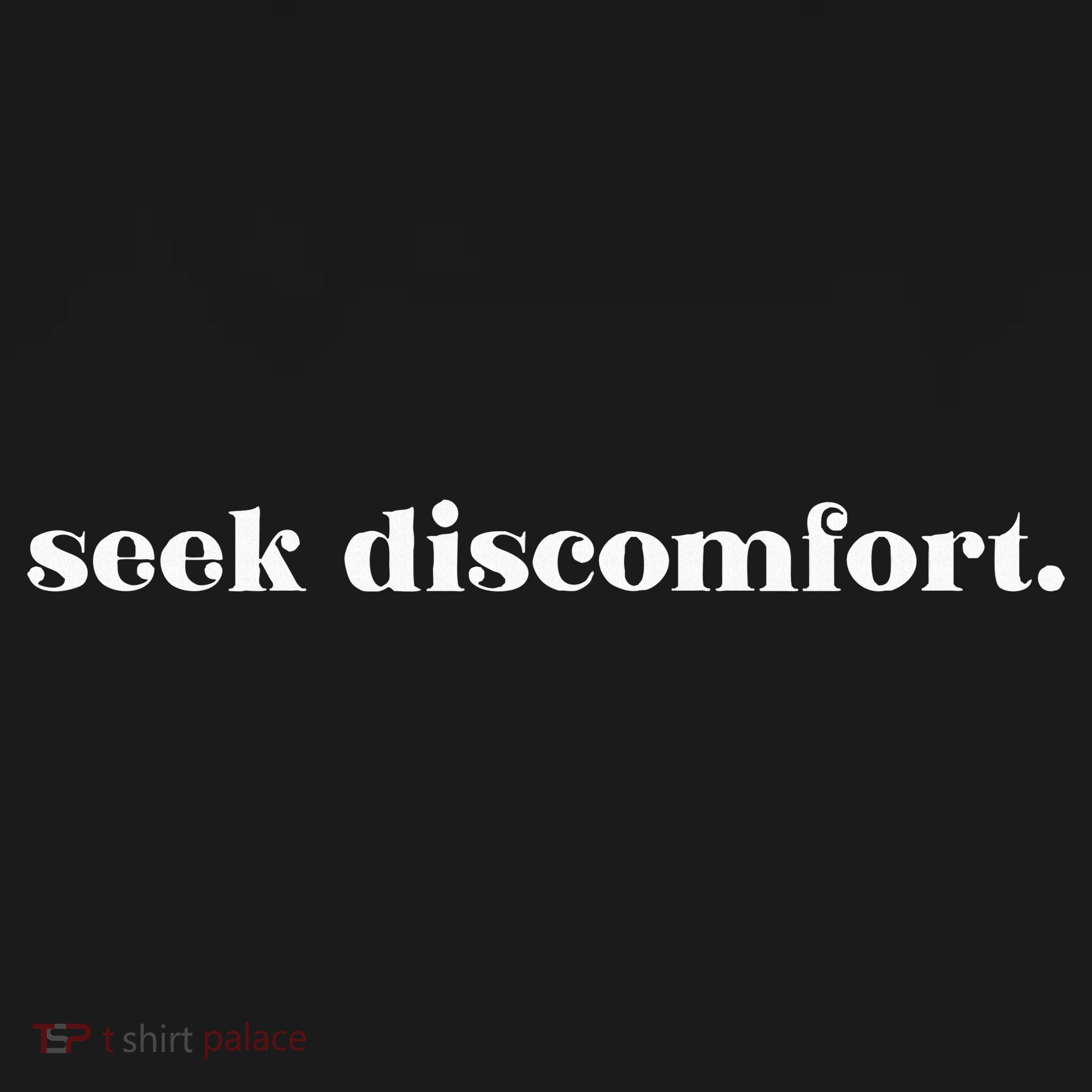 Seek Discomfort Inspirational Change Polo