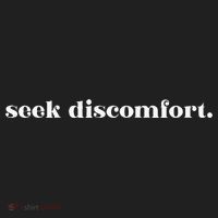 Seek Discomfort Inspirational Change Golf Towel thumb 3