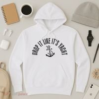 Sailing Drop It Like It's Yacht Tees Funny Sailor Hoodie thumb 3