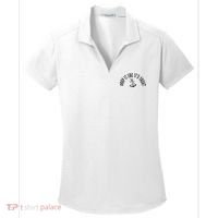 Sailing Drop It Like It's Yacht Tees Funny Sailor Women's Dry Zone Grid Polo thumb 0