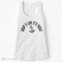 Sailing Drop It Like It's Yacht Tees Funny Sailor Women's Tank Top thumb 0