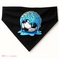 Soccer Drip Ice Cream Drip With Sprinkles Summer USA-Made Doggie Bandana thumb 0