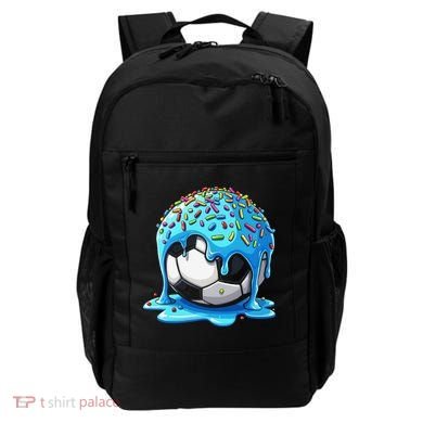 Soccer Drip Ice Cream Drip With Sprinkles Summer Backpack