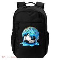 Soccer Drip Ice Cream Drip With Sprinkles Summer Backpack thumb 0