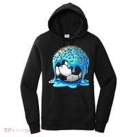 Soccer Drip Ice Cream Drip With Sprinkles Summer Women's Hoodie thumb 0