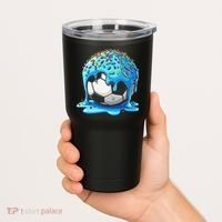 Soccer Drip Ice Cream Drip With Sprinkles Summer Tumbler thumb 2