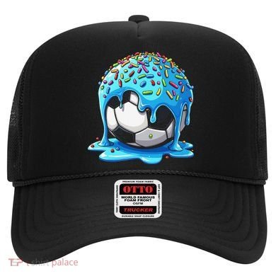 Soccer Drip Ice Cream Drip With Sprinkles Summer Hat