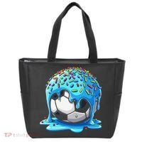 Soccer Drip Ice Cream Drip With Sprinkles Summer Tote Bag thumb 0