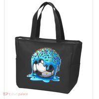 Soccer Drip Ice Cream Drip With Sprinkles Summer Tote Bag thumb 3