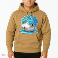 Soccer Drip Ice Cream Drip With Sprinkles Summer Hoodie thumb 2