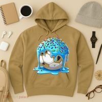 Soccer Drip Ice Cream Drip With Sprinkles Summer Hoodie thumb 3