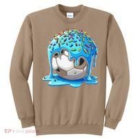 Soccer Drip Ice Cream Drip With Sprinkles Summer Sweatshirt thumb 0