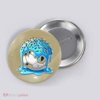 Soccer Drip Ice Cream Drip With Sprinkles Summer Button thumb 0