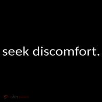 Seek Discomfort Inspirational Change Women's Hoodie thumb 2