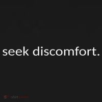 Seek Discomfort Inspirational Change Tote Bag thumb 4