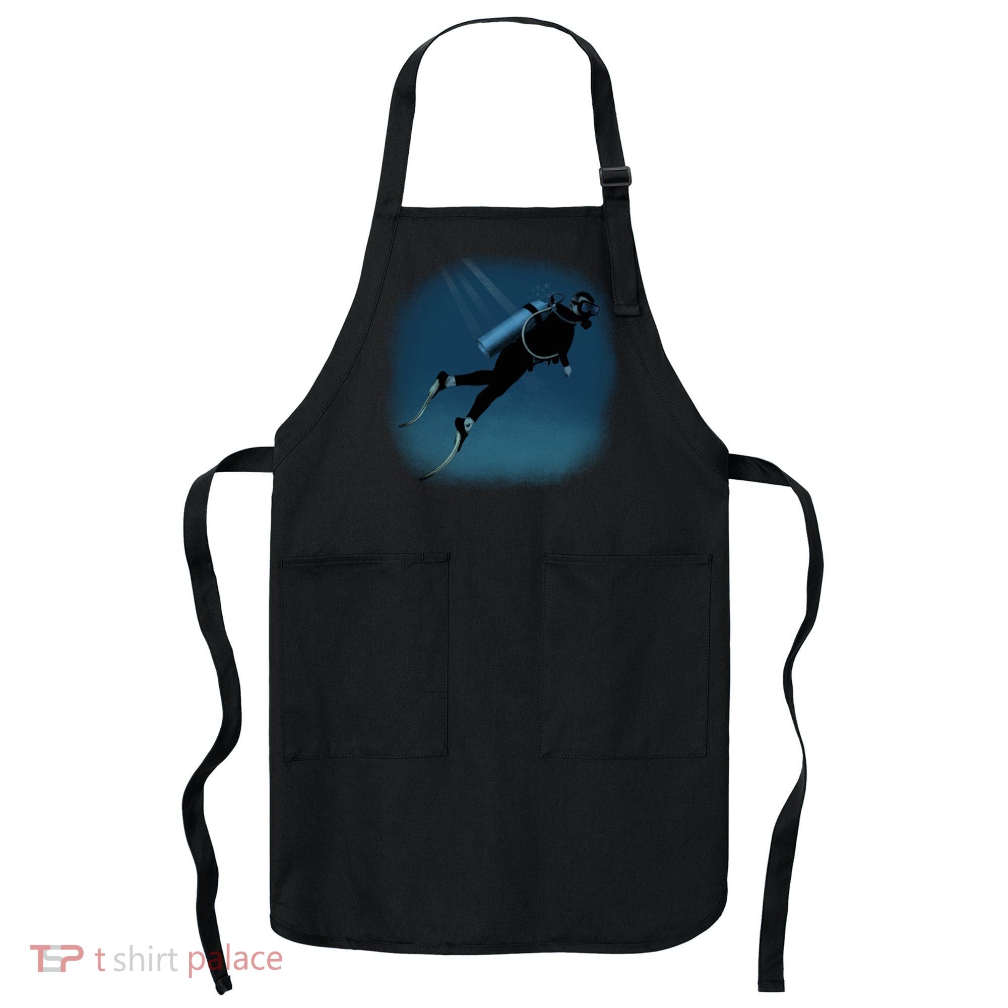 Scuba Diving Illustration Apron